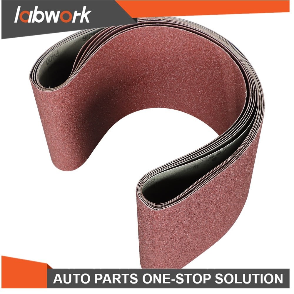 Labwork Belts Sander Sandpaper 6 Pack 6Inch X 48Inch 60 80 120 150 240 400 Grits