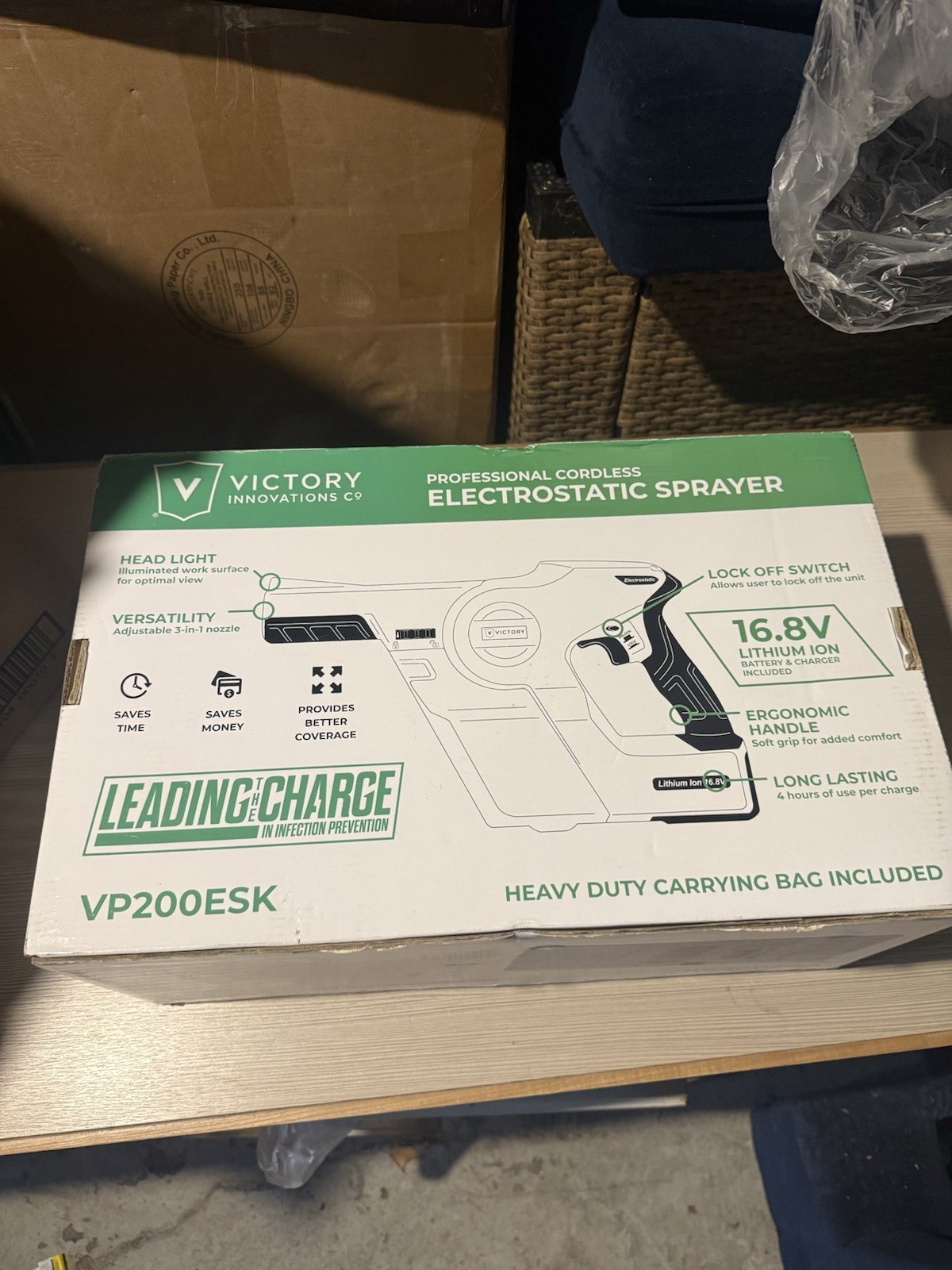 2 Victory Innovations Co VP200ESK Cordless Electrostatic Battery Sprayer
