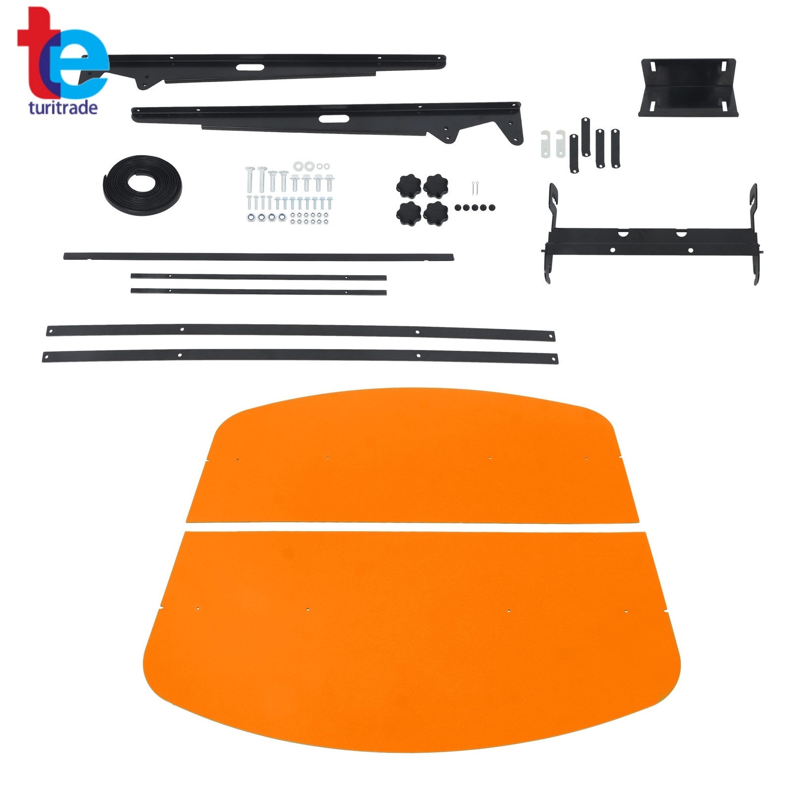 Orange Canopy For ROPS 52″ X 52″ Tractor and Mowers Umbrella 2″ x 2″ or 2″ x 3″