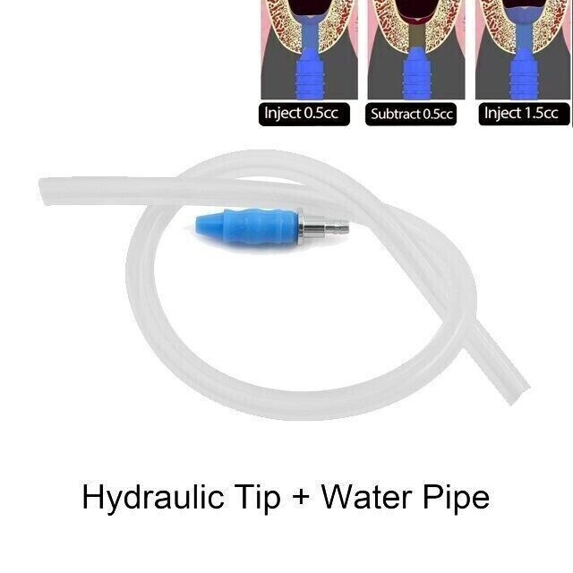 Dental Autoclavable 135°C Implant Silicone Hydraulic Lifter Tip With Water Pipe