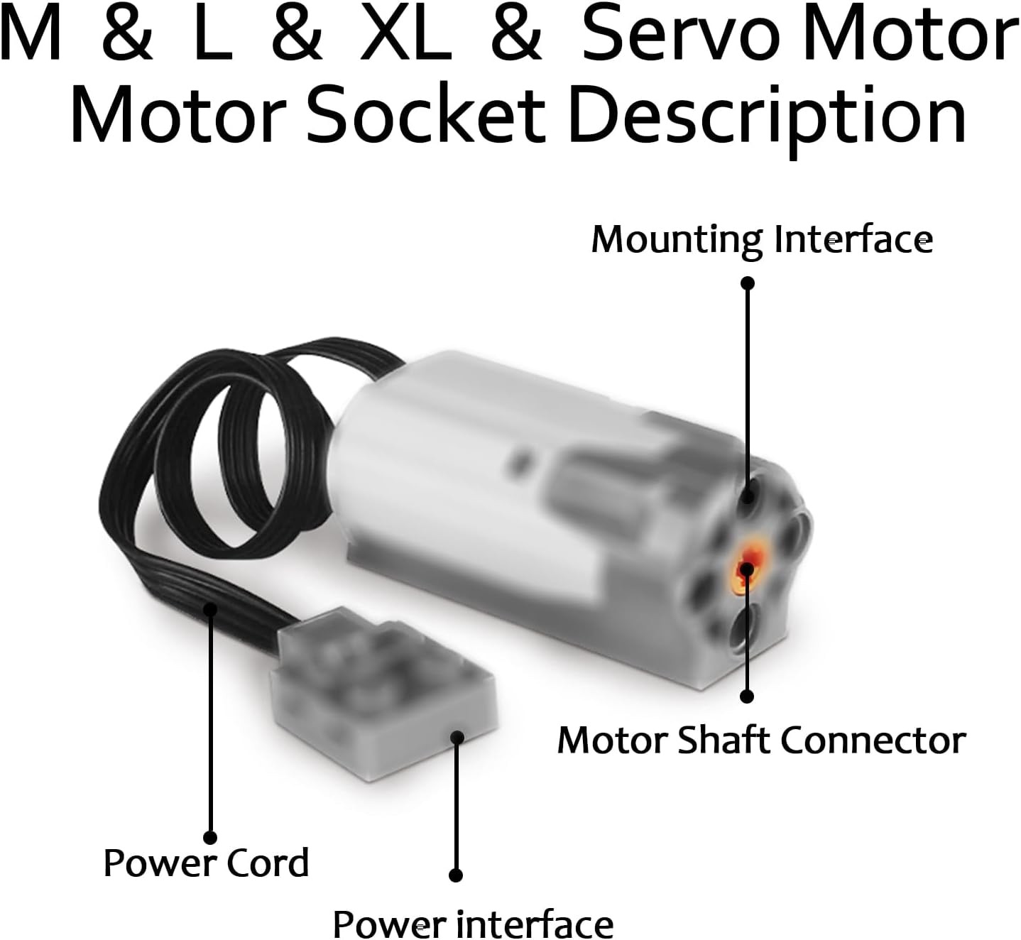 UNCLE BRICK 9 in 1 Motor Power Function Set,Equipped with Powerful High-Torqu…