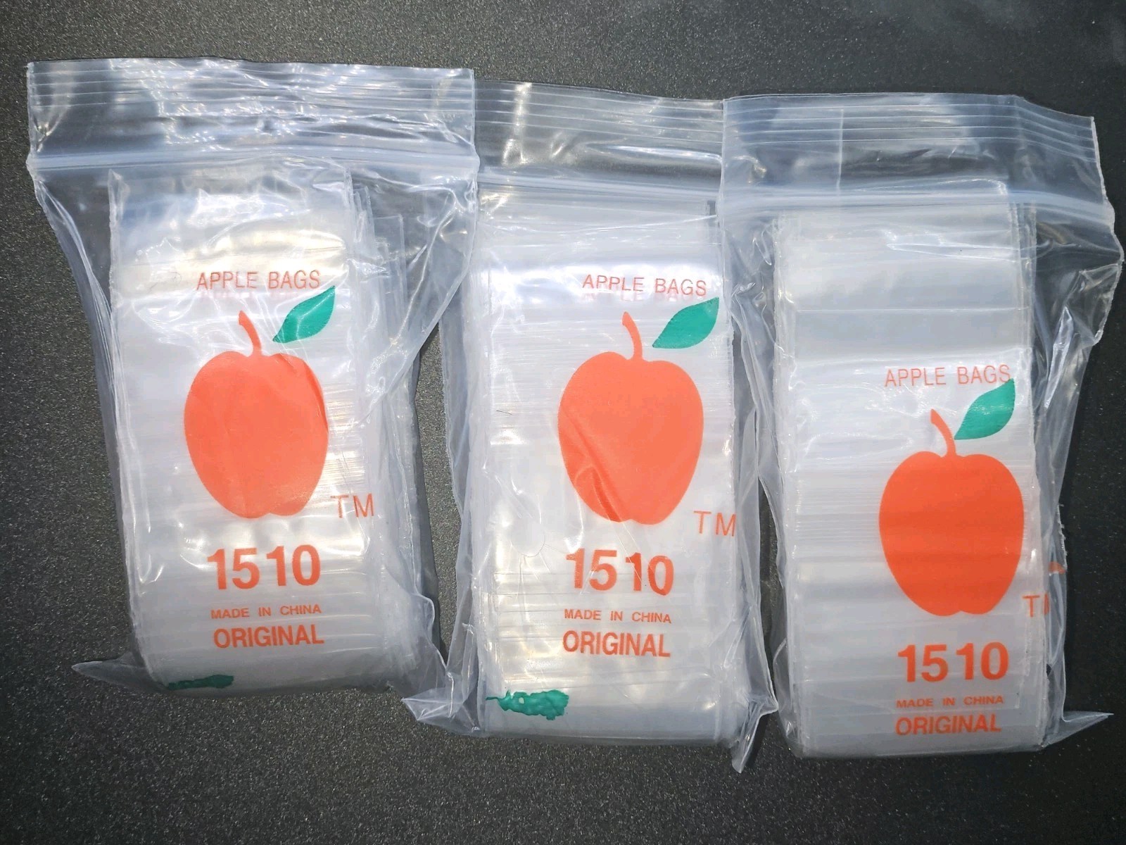 1000PCS Clear 1510 Reclosable Mini Ziplock Bags 1.5″X1. 0″ Apple Brand Baggie