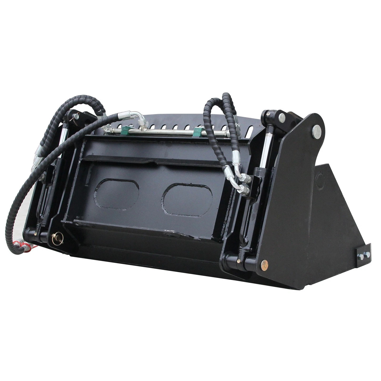 4-in-1 Combination Hydraulic Bucket Fits Mini Skid Steer Loader FREE SHIPPING