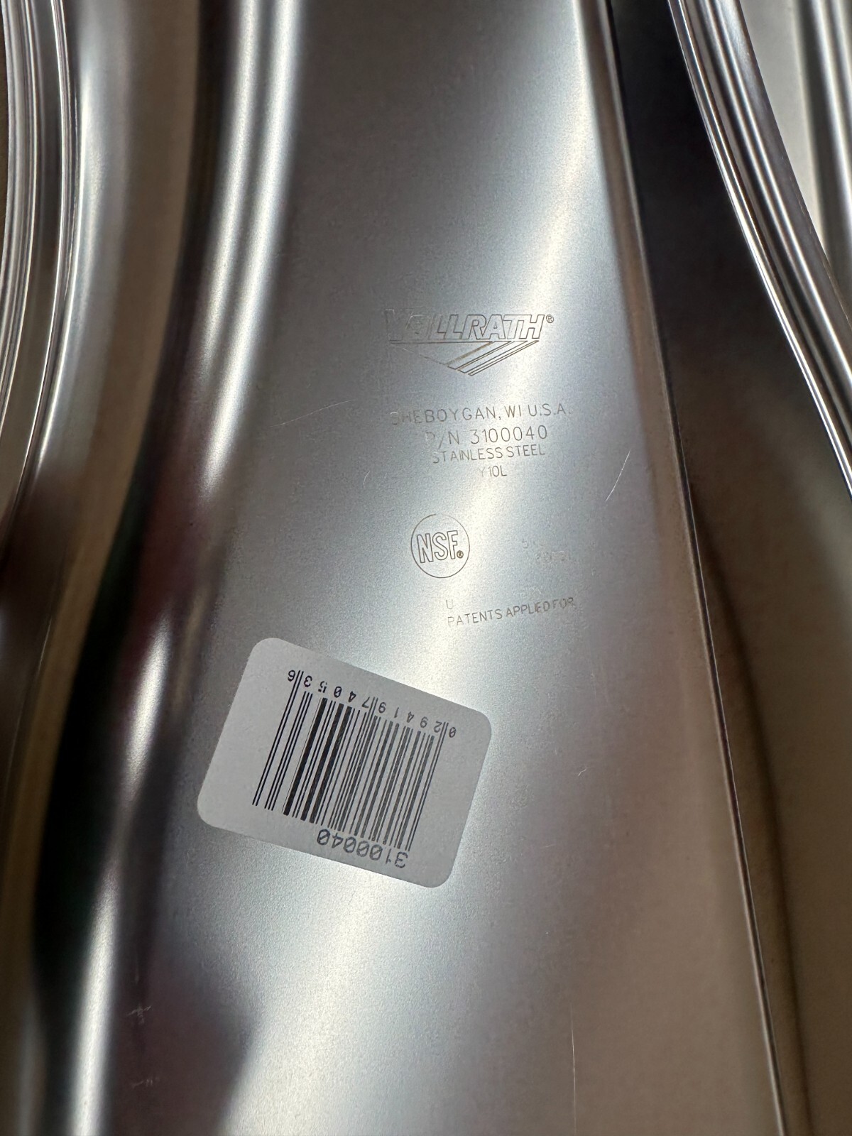 2 Vollrath Wild Pan 4″ Depth Stainless Steel Full Pan Size Restaurant NSF
