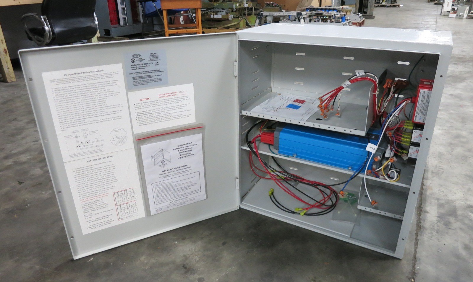 NEW LVS CEPS-A-3000-277V Emergency Lighting Inverter Central Power Source 3000W