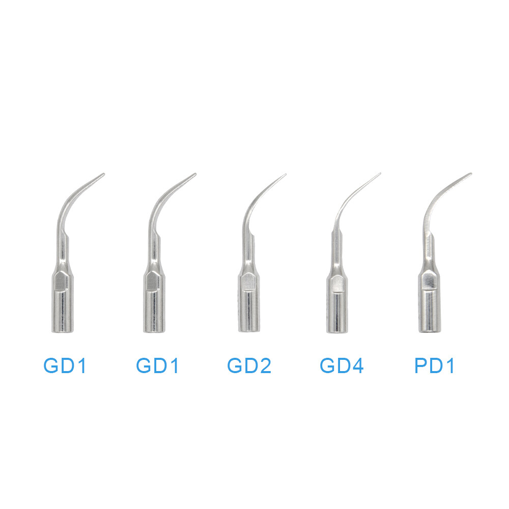 1 SET Woodpecker Dental Ultrasonic Scaler DTE Scaler Tips GD1*2 GD2 GD4 PD1