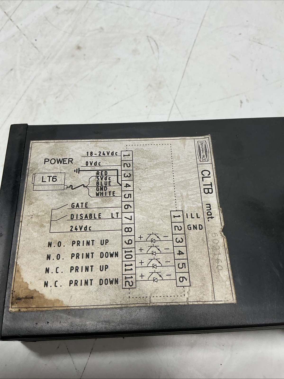 Universal-Pack CLTB Photoelectric Registration Mark Control Module Y-404