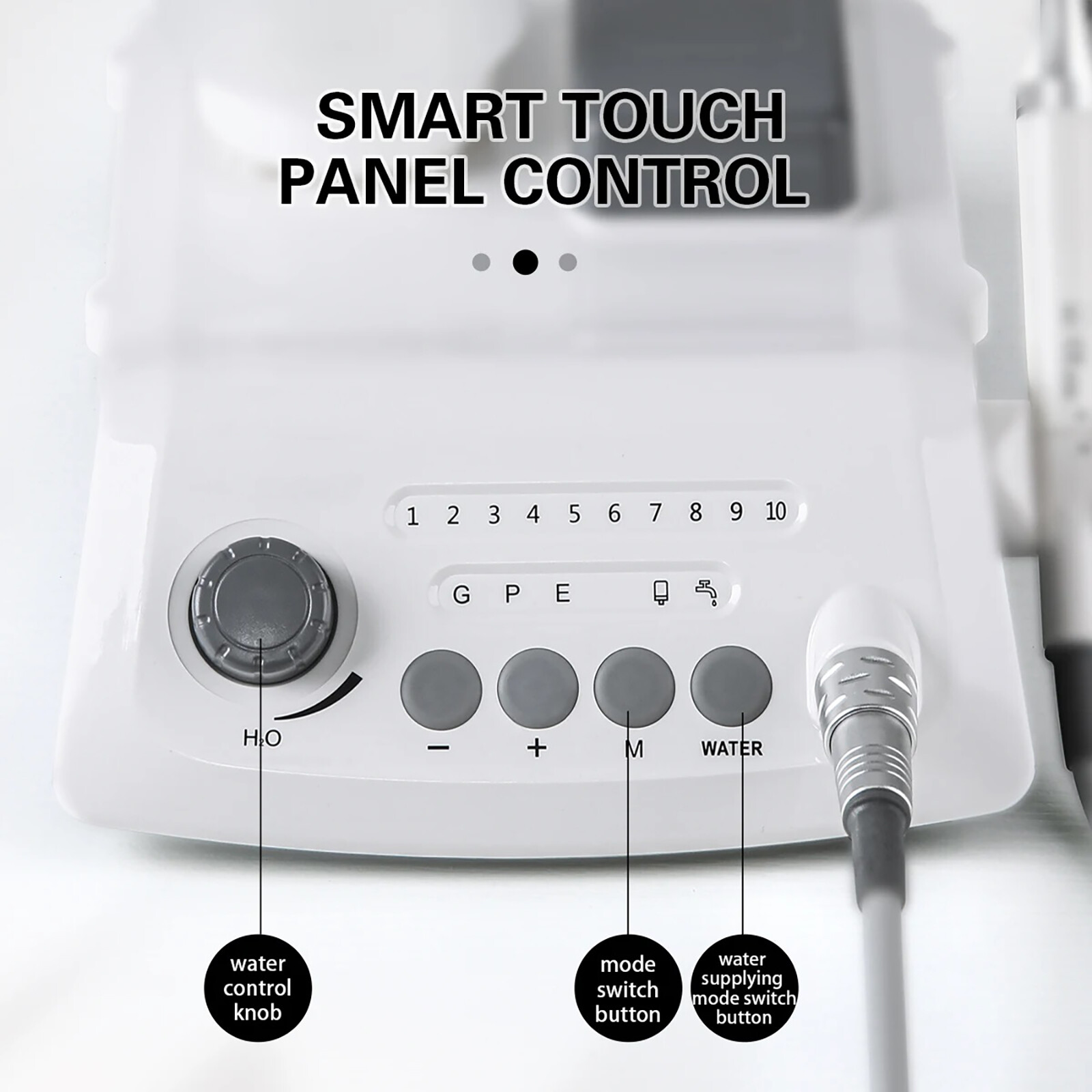 Dental Ultrasonic Piezo Scaler With LED Handpiece VRN Auto Water Supply UPS