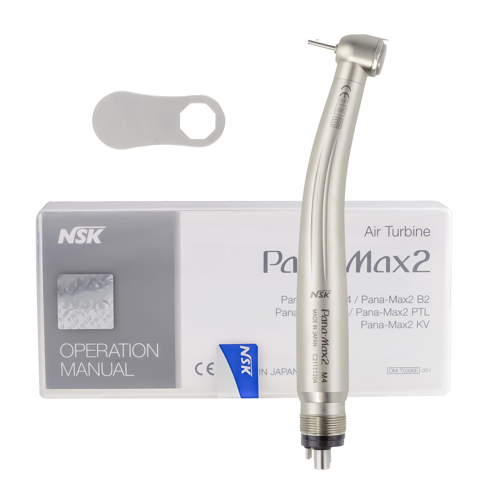 Dental Pana Max2 High Speed Handpiece with LED Light Single Water Spray 4H