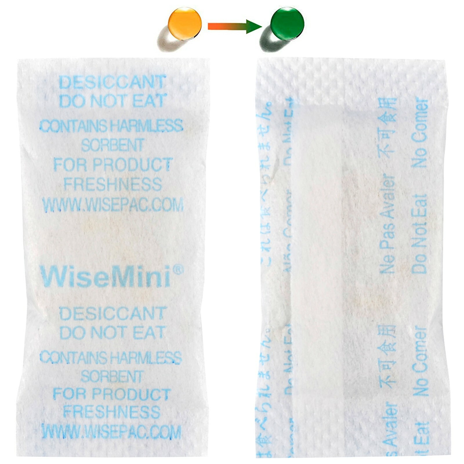 5 Gram 250 Pack Silica Gel Packets Color Indicating Dessicant Food Grade NP