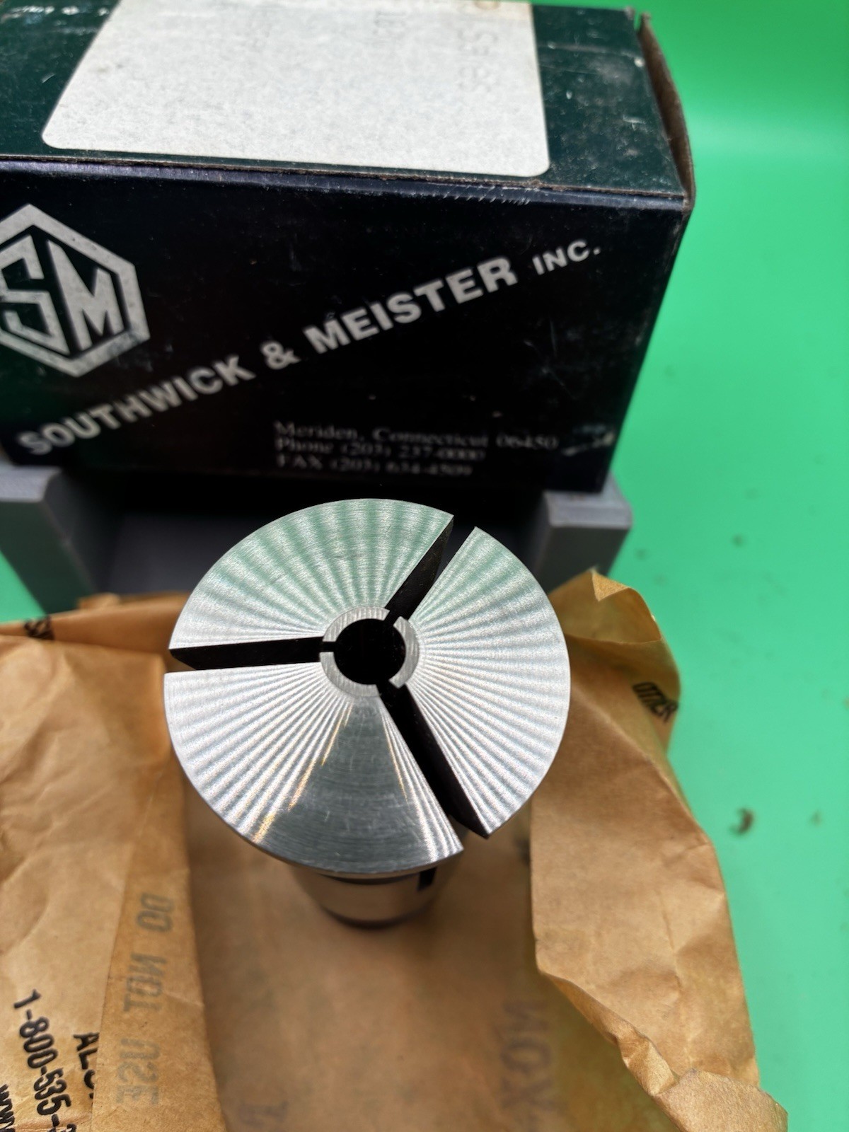 Southwick & Meister TD25/167 .256 Carbide Lined Draw Bushing Collet 0.256″ TD25