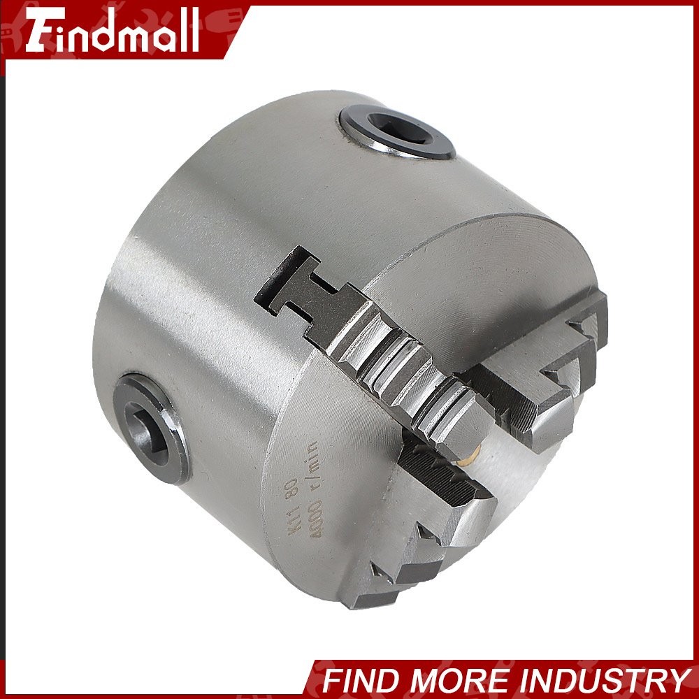 K11 80 Self-centering Lathe Drilling Part 80mm 3 Jaw Lathe Chuck Manual Chuck 3″