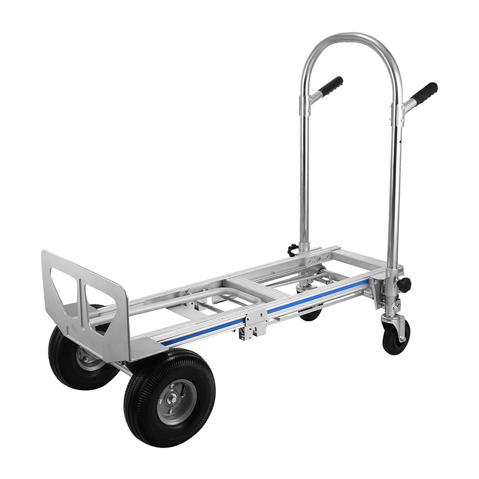 4 in 1 Aluminum Hand Truck Dolly Heavy Duty 1000 LB Convertible Folding Cart
