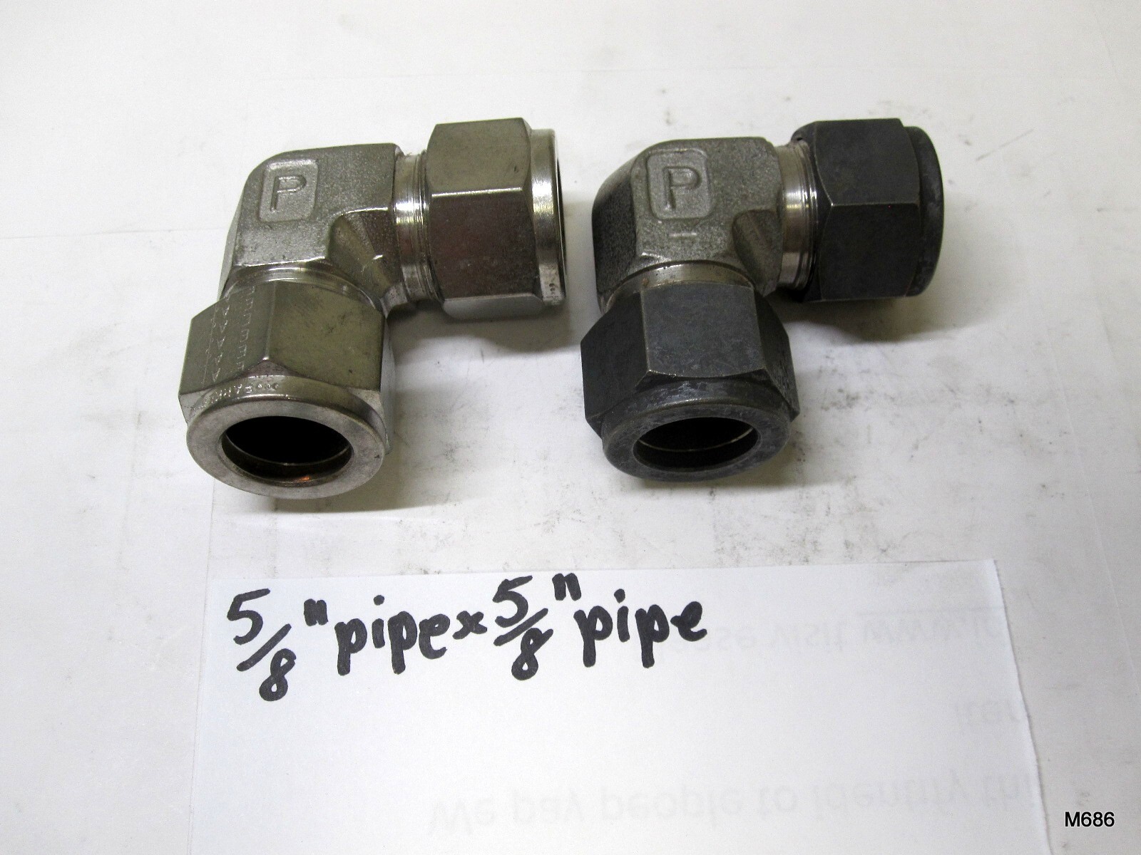 2-QTY Parker 1-CPI 1-A-Lok 5/8″ Union Elbow 10-10 EBZ-SS 10EE10-316