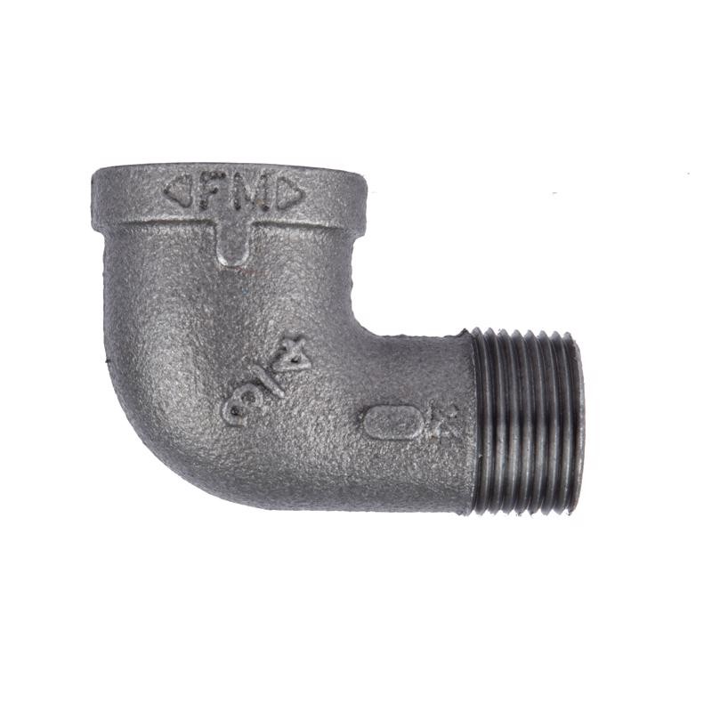 BK Products 520-304BG Black Malleable Iron Street Elbow 3/4 FPT in. (Pack of 5)