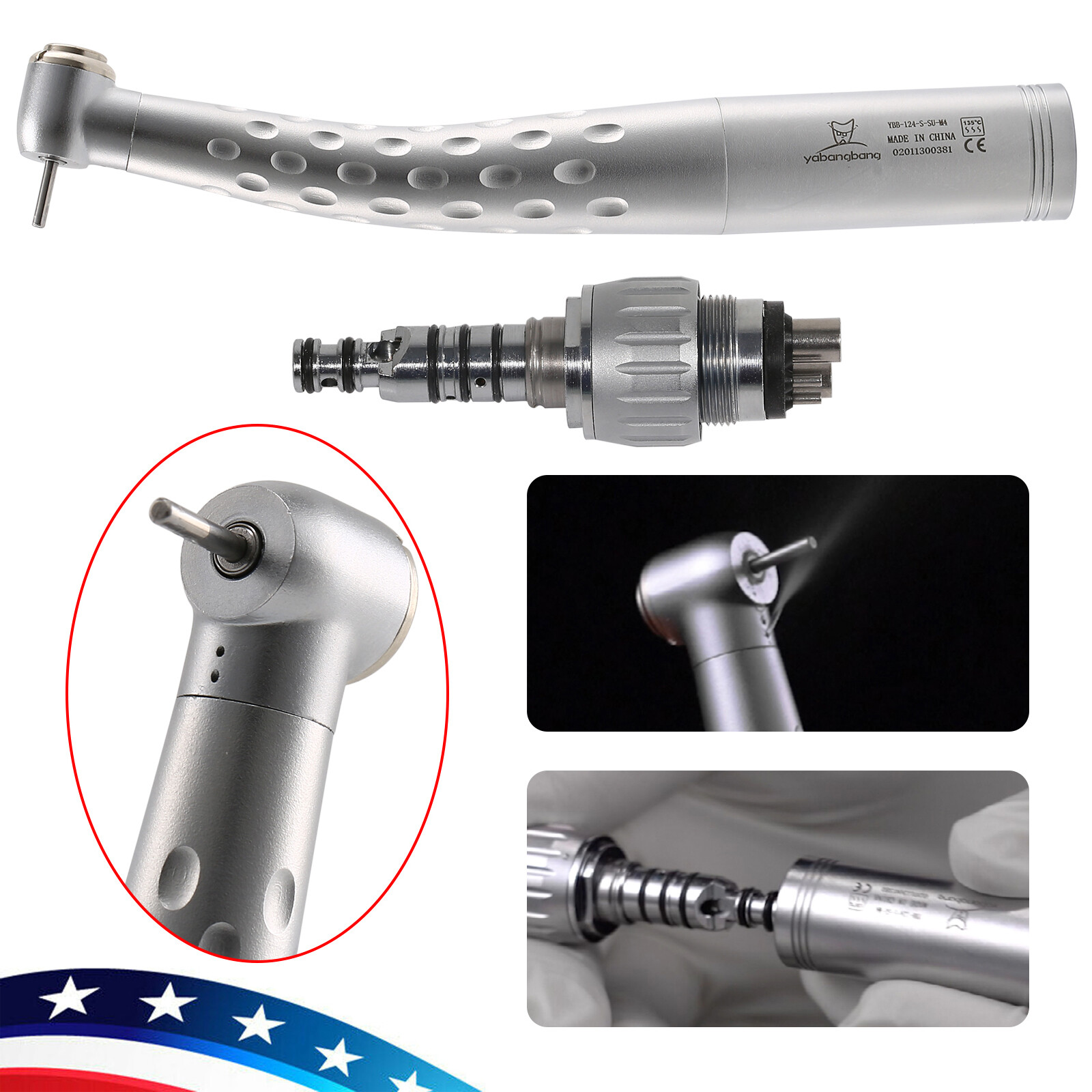 High Speed Handpiece Standard Head/4H Quick Coupler Coupling Swivel GB4 Dental