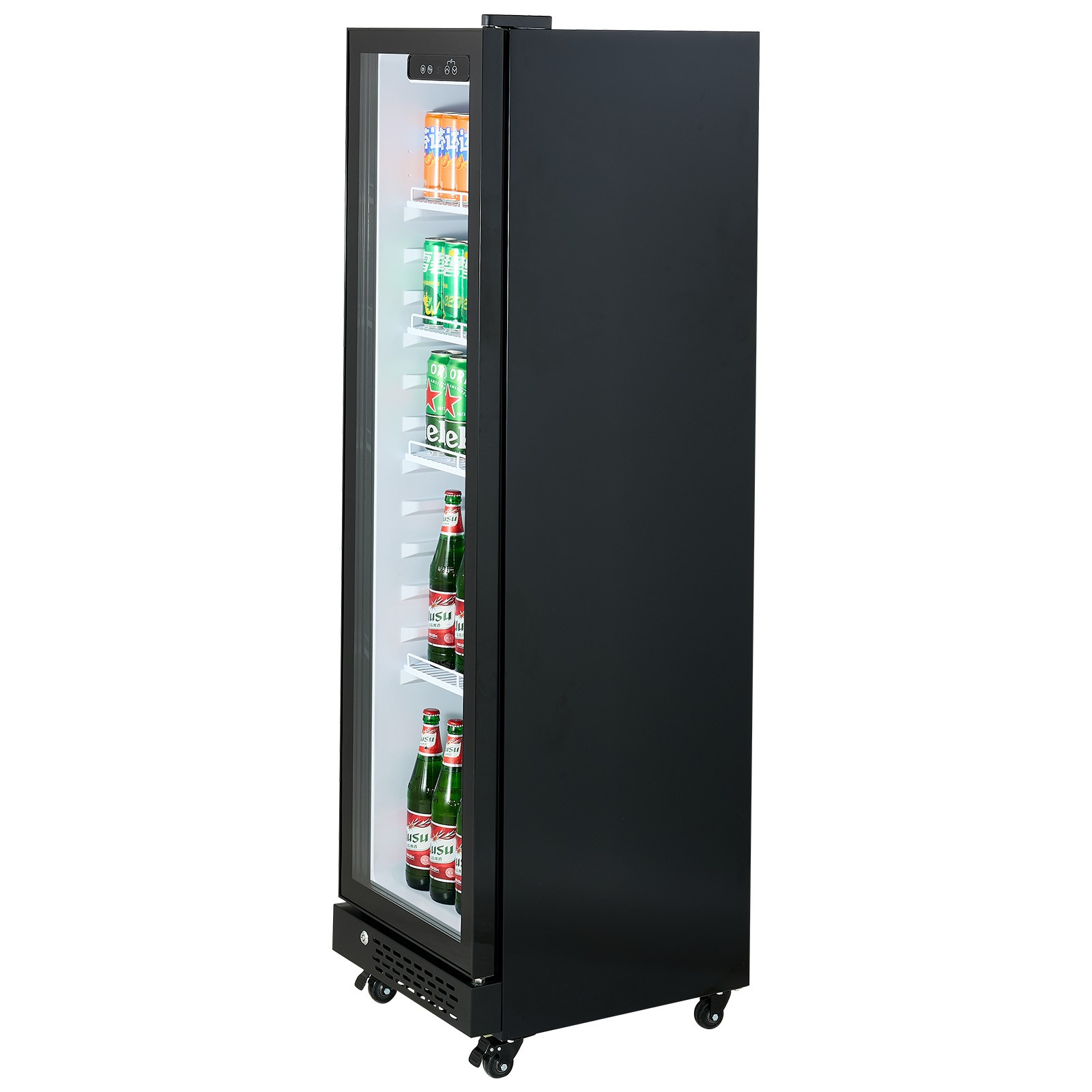 Uimoso Commercial Upright Beverage Cooler with 6.9 Cu.Ft Capacity