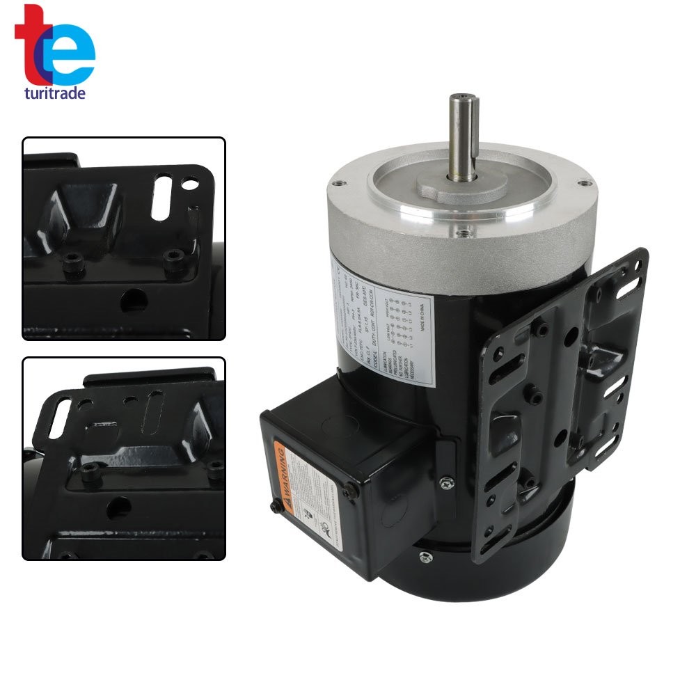 3 HP General Purpose Electric Motor 3 Phase 56C Frame 3450 RPM TEFC 230/460V