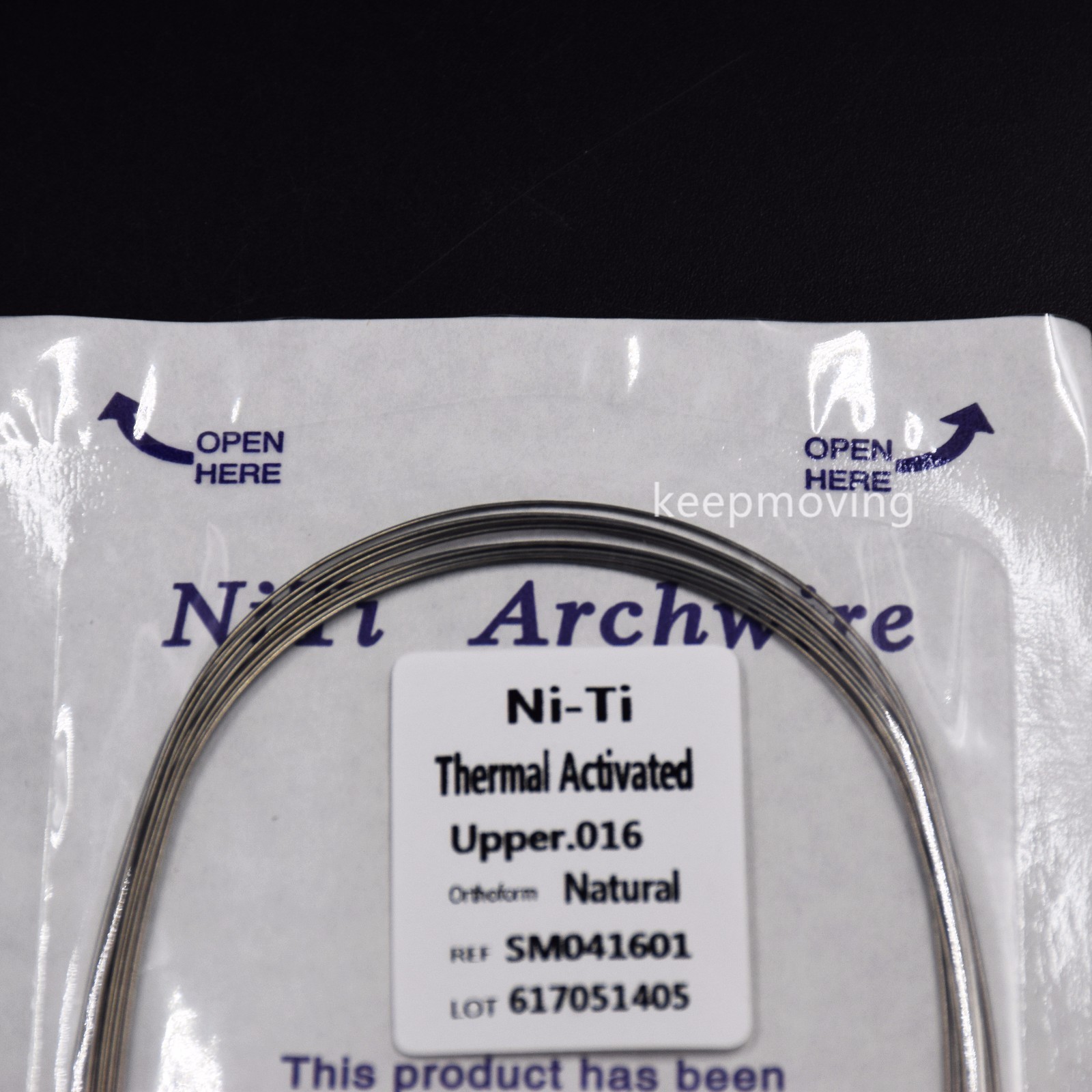 10 Pcs Dental Ortho Niti Thermal Activated Round Natural Arch Wire Form All U/L
