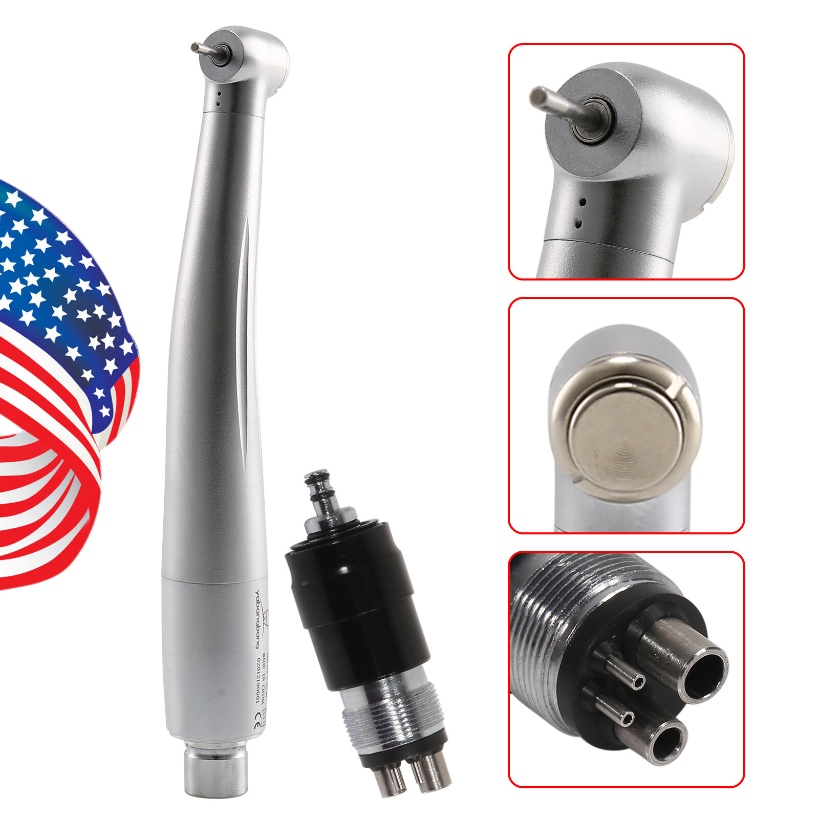 10*NSK Style Dental High Speed Turbine Handpiece Standard & 4Hole Coupler YBNK4
