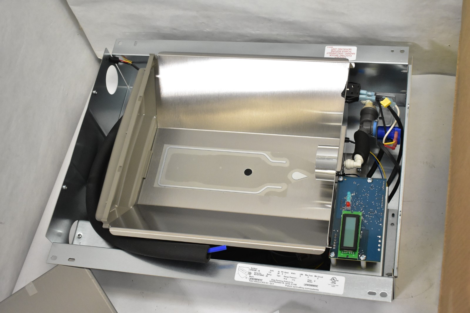 Elkay LBWD00WHC 115VAC Wall Recessed Mounting Non Refrigerated Bottle Filler