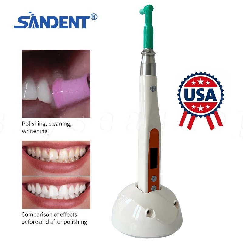 Dental Electric Hygiene Prophy Handpiece 360° Swivel Polishing Angles 5 Types