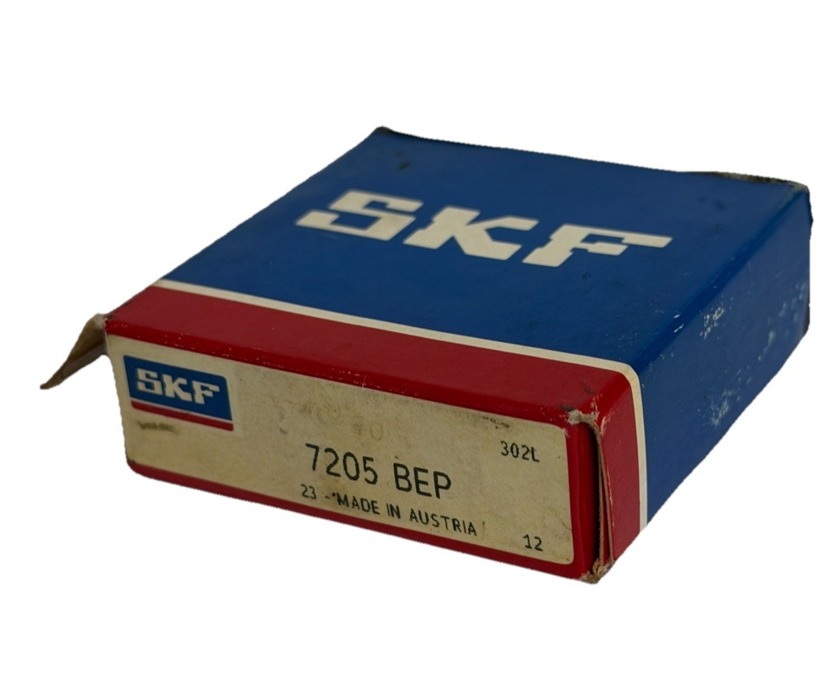 NIB SKF 7205 BEP ANGULAR CONTACT BALL BEARING 7205-BEP