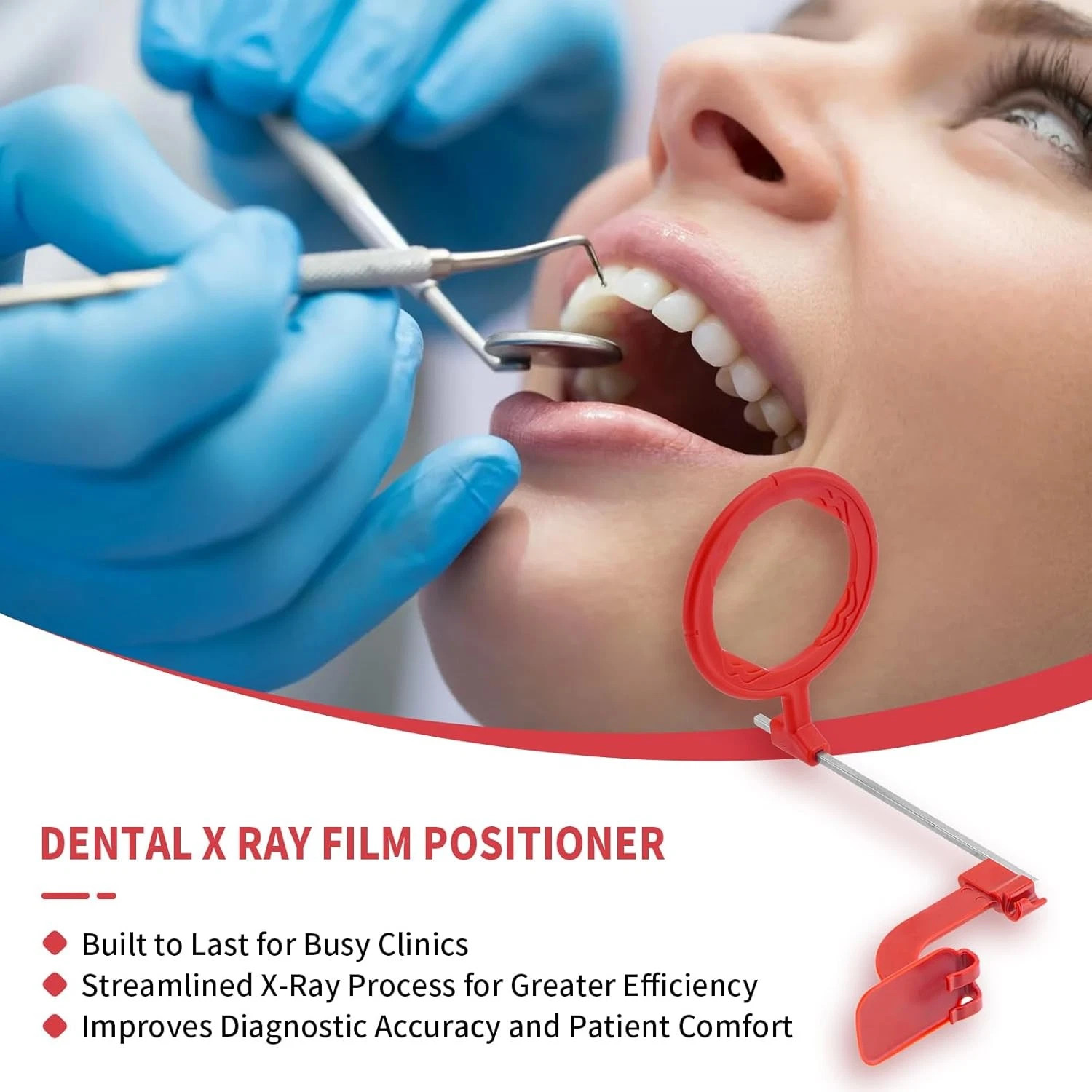 Dental Digital Sensor Holder XRay Aiming Ring Bitewing/Anterior/Posterior Arm US