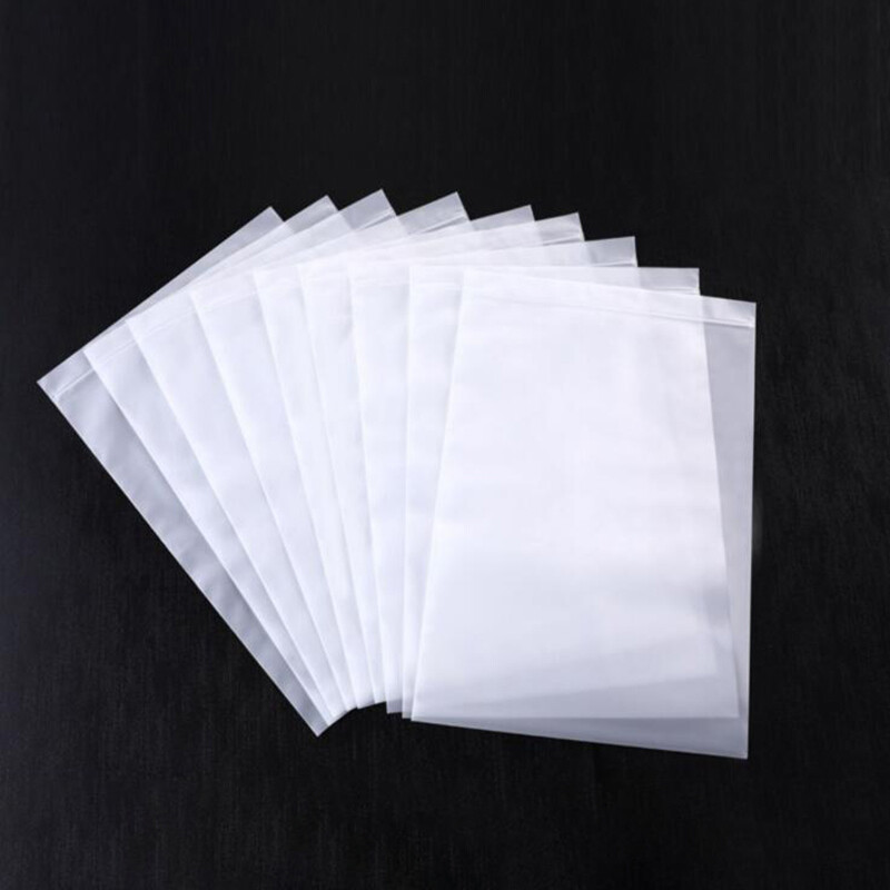 100 Grip Seal Bags Clear Small Plastic Bag Resealable Zip Lock Self Seal Baggies