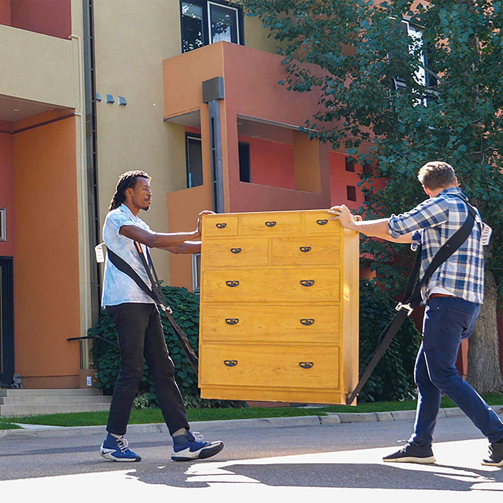 Genuine Moving Furniture System Shoulder Dolly 2 Person Lifting Straps