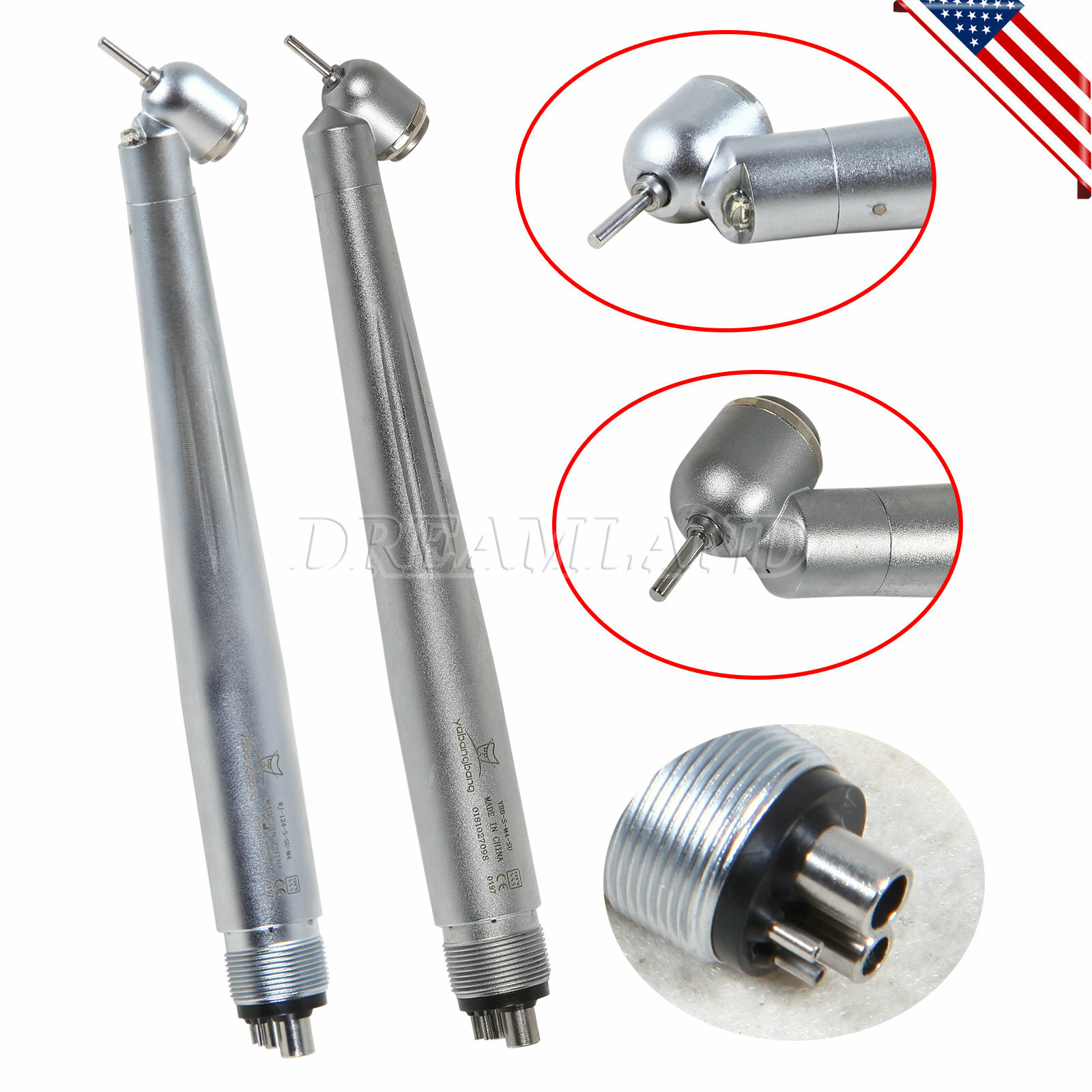 45Angle Dental NSK Ti-MAX LED High Speed Handpiece Air Turbine B2 M4 /Cartridge