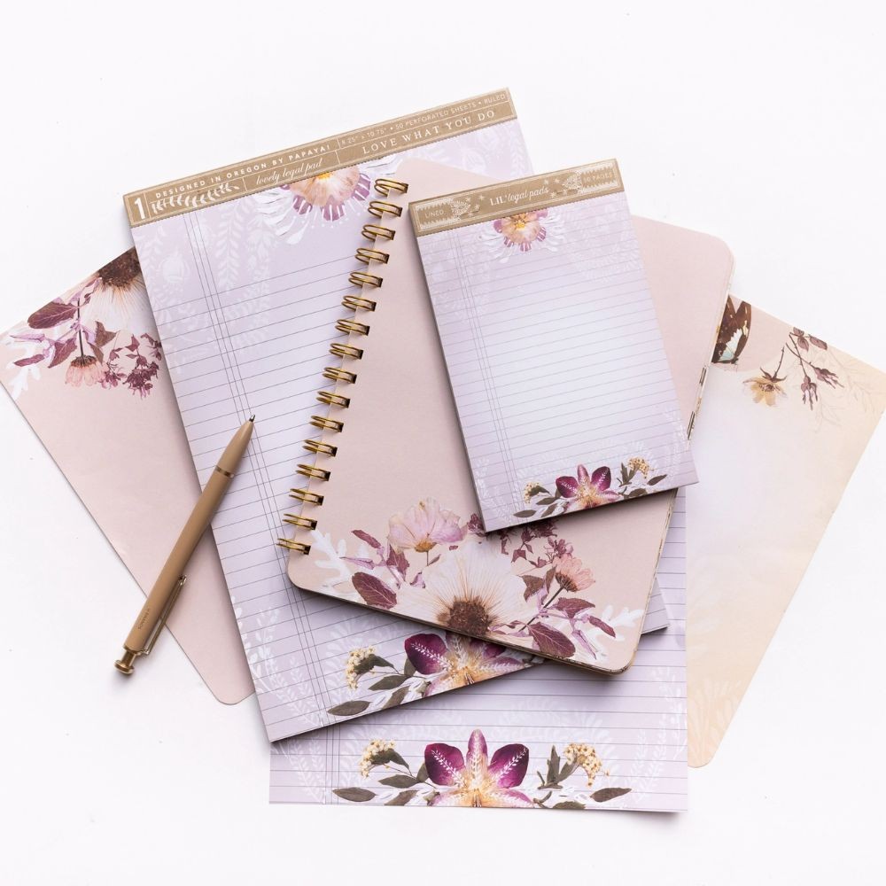 Papaya Art E6 Higher Love Lined Illustrated Double Sided Legal Pad 8.5″ x 11.8”