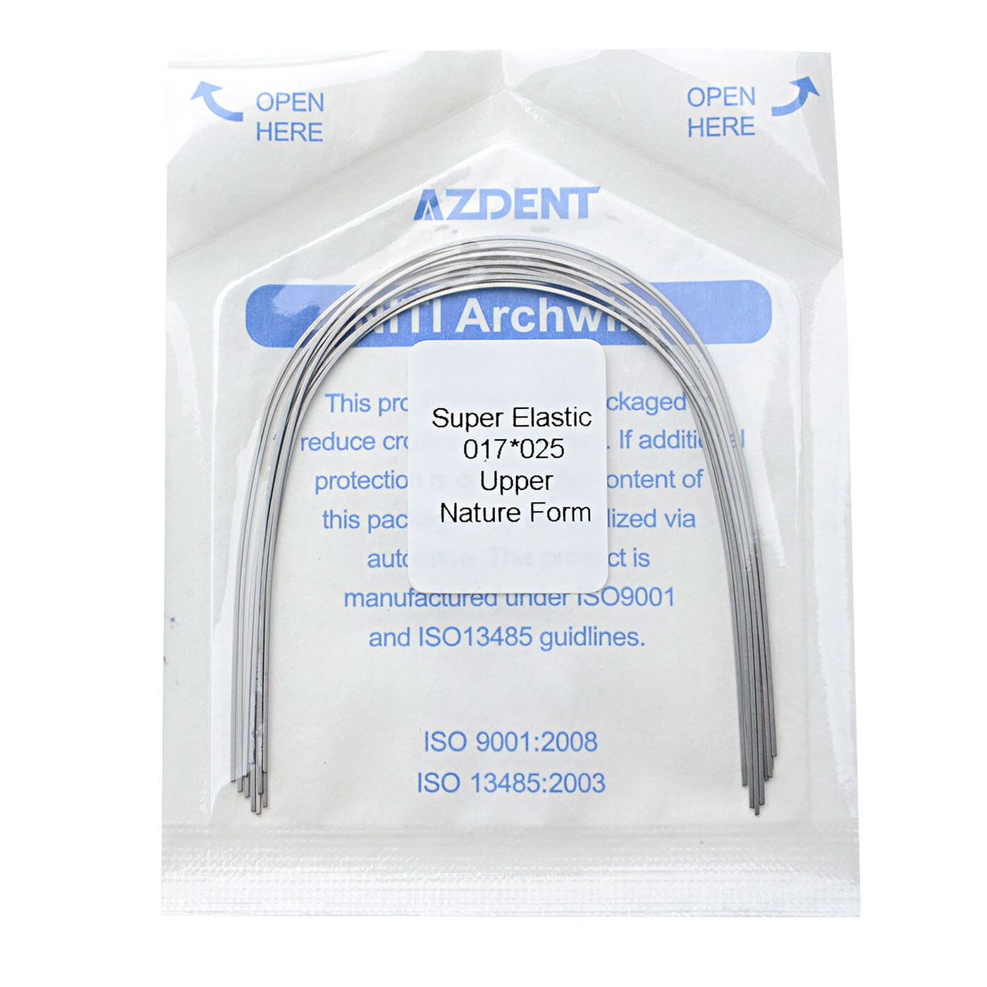 AZDENT Dental Orthodontic Super Elastic Niti Arch Wires Rectangular Nature Form