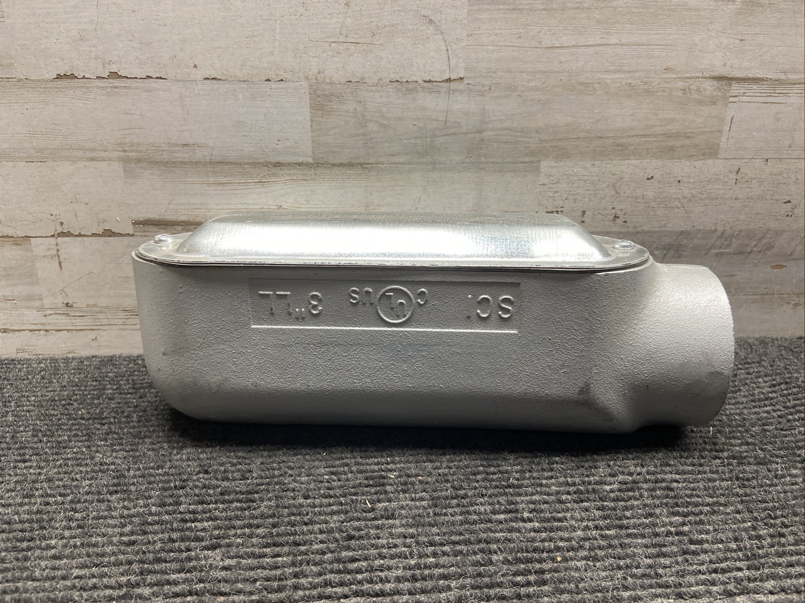 NOS SCI 3″ LL Conduit Condulet Body Fitting w/ Gasket, 2-1/2″ to 3″ Cover