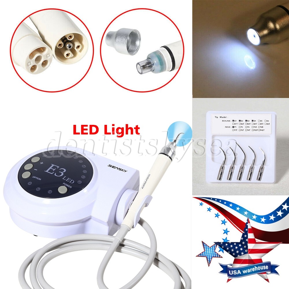 Dental Digital Control Ultrasonic Scaler with LED Detachable Handpiece VRN-A8