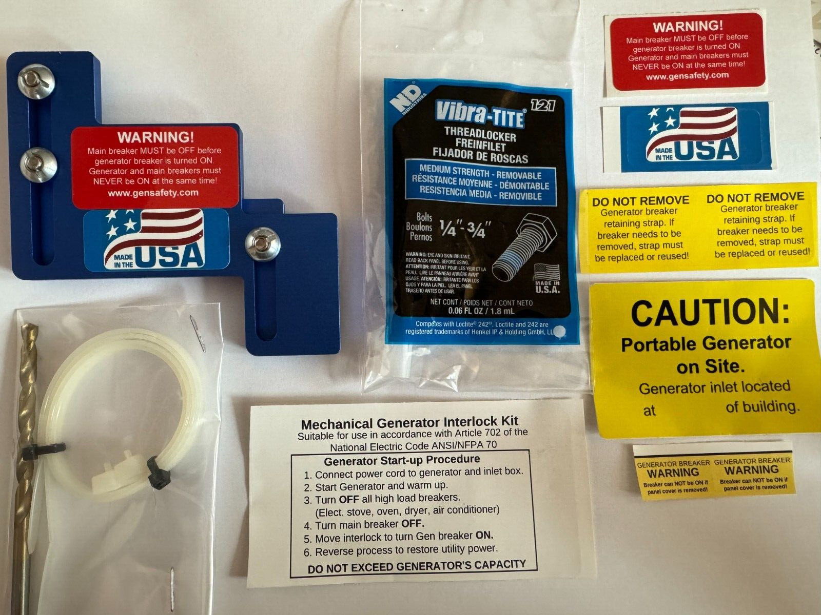 BR200 Generator Interlock Kit Eaton / Cutler Hammer or Challenger 150 & 200A BR