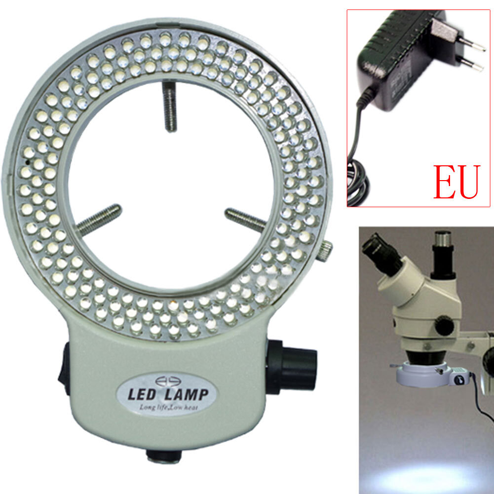 144LED Adjustable Ring Light Lamp Illuminator for Microscope 17