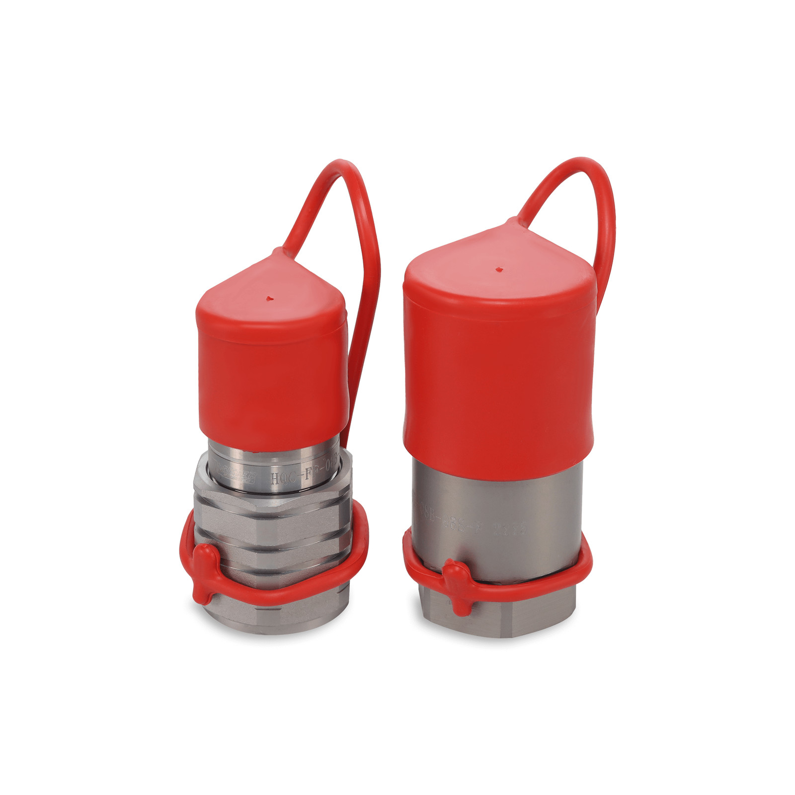 1/2″ Flat Face Hydraulic Quick Couplers Set – 1/2″ SAE Thread