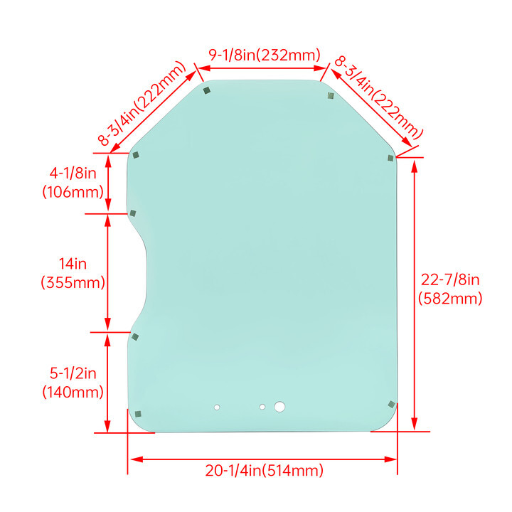 Door Glass Window For Bobcat 751 753 763 773 863 864 873 883 963 Skid Steer