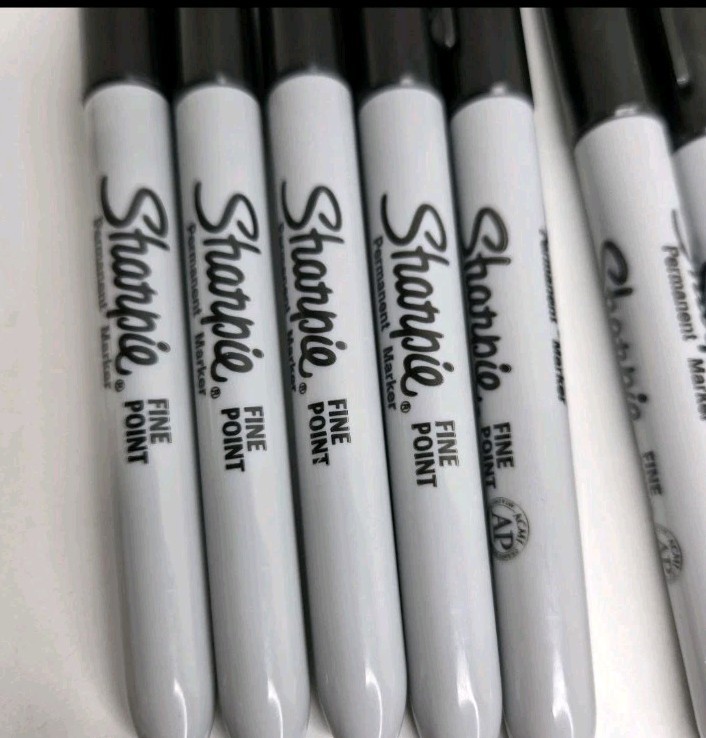 100ct Wholesale Bulk Sharpie Permanent Marker Lot Fine Point BLACK Sharpies