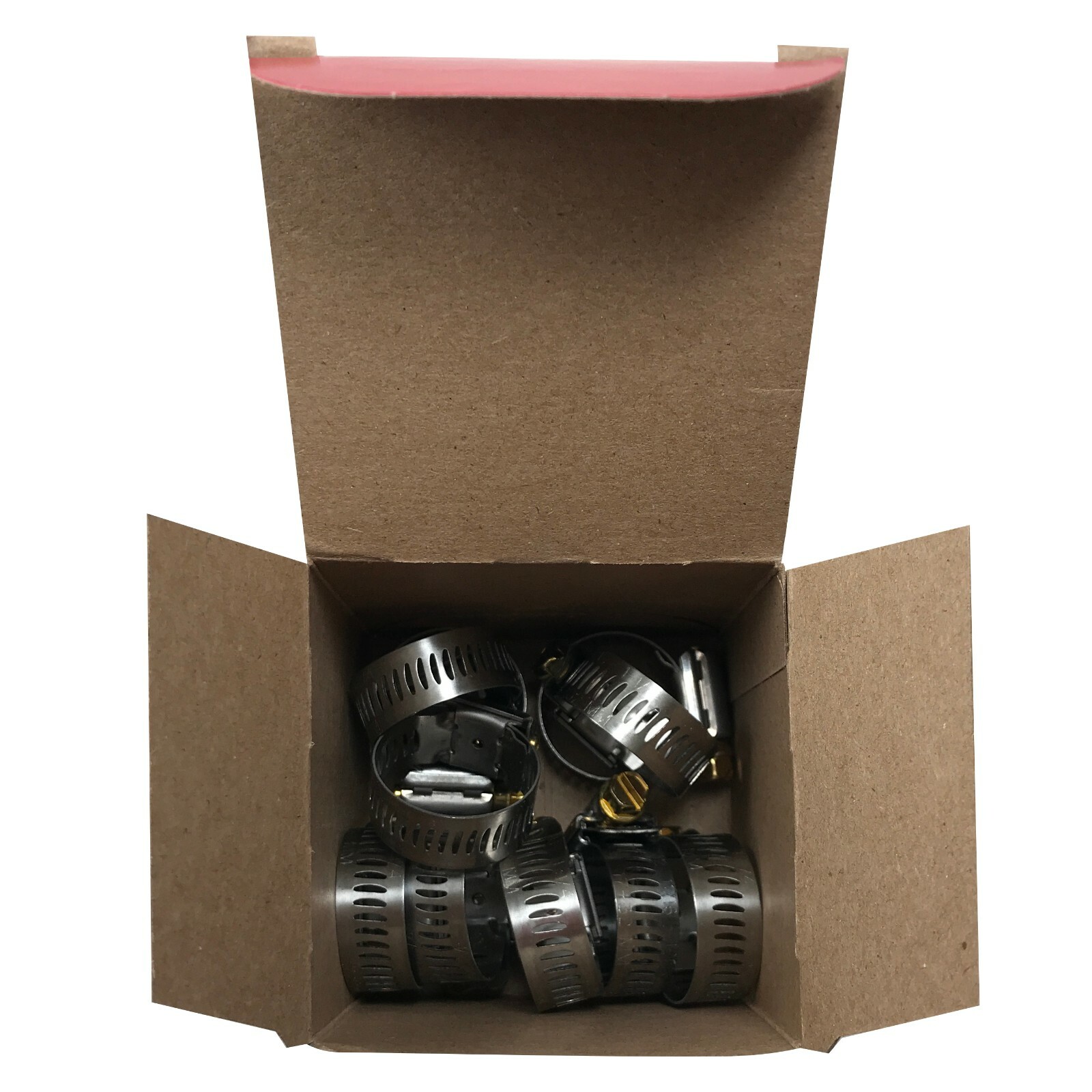 Box of 100 #12 Stainless Steel 11/16 to 1-1/4″ Worm Gear Hose Clamp 1/2 Band USA