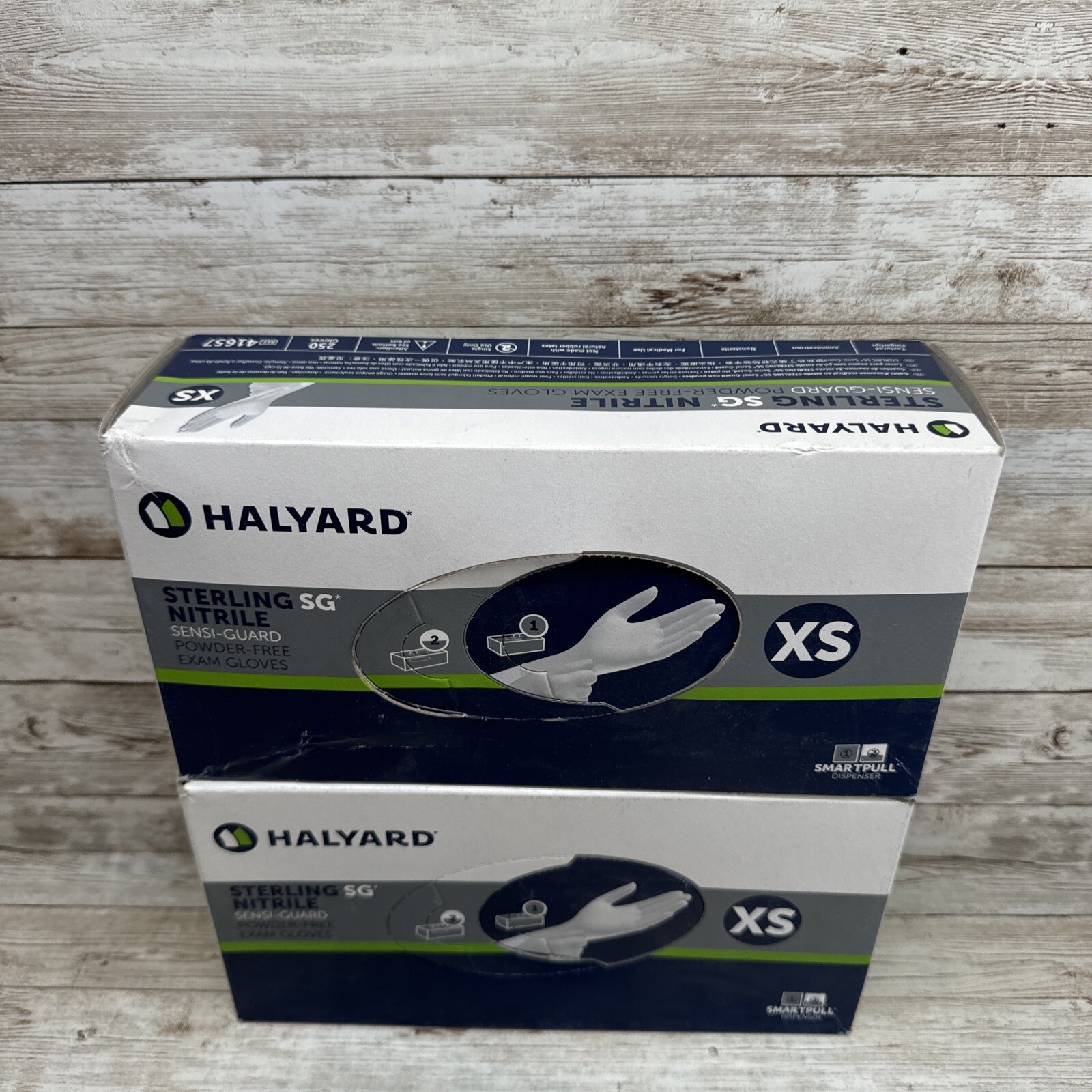 Halyard Sterling SG Nitrile PowderFree Exam Gloves 2 Box Size: XSMALL, Exp 03/25