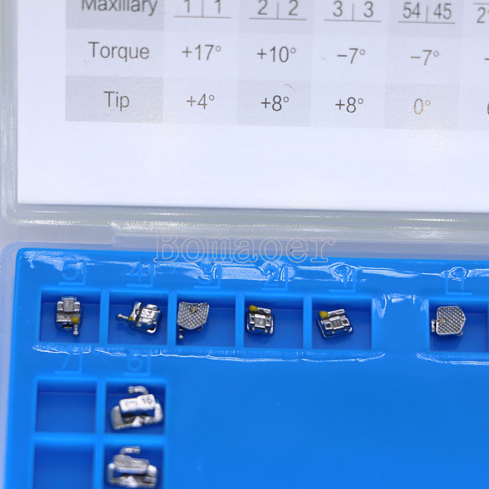 1kit Orthodontic dental self-ligating bracket brace Roth 022 345 hooks 28pcs/kit