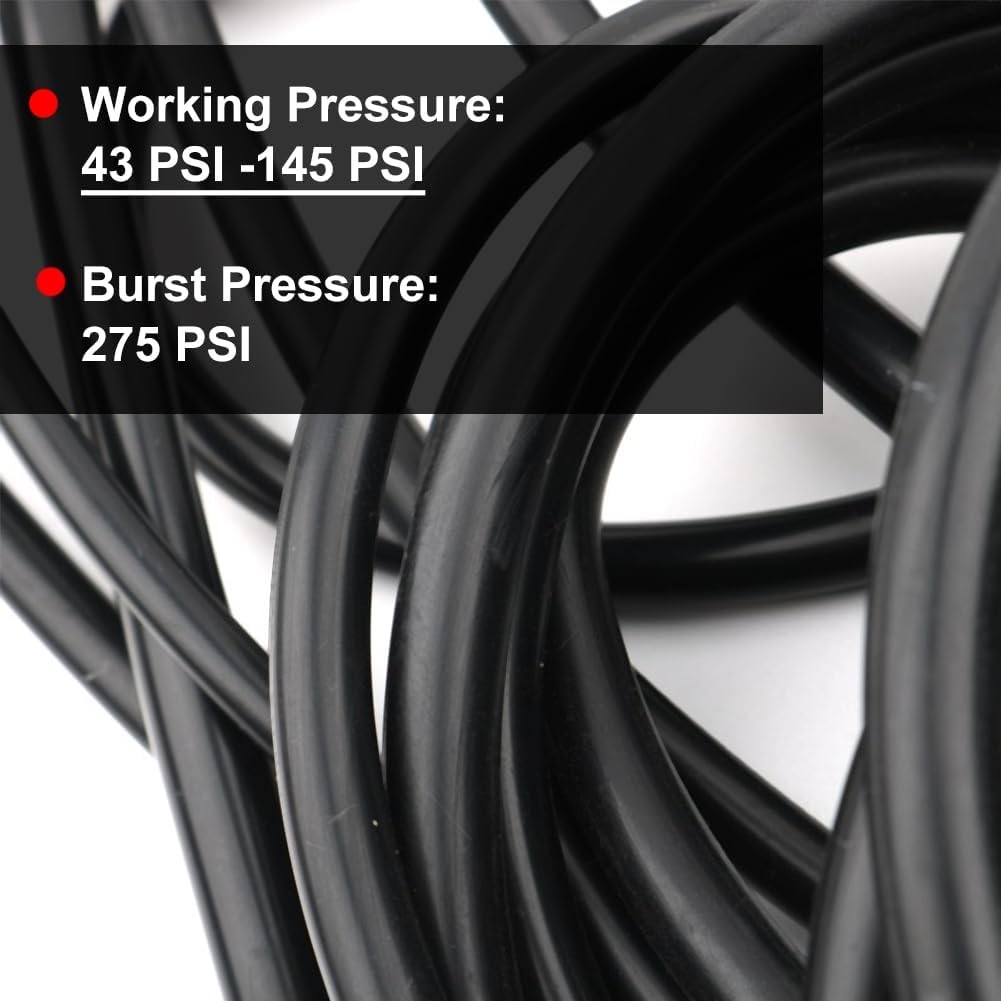 10mm 3/8 Vacuum Tubing Hose Line for automotive vacuum lin Size: 10mm（3/8）10FT