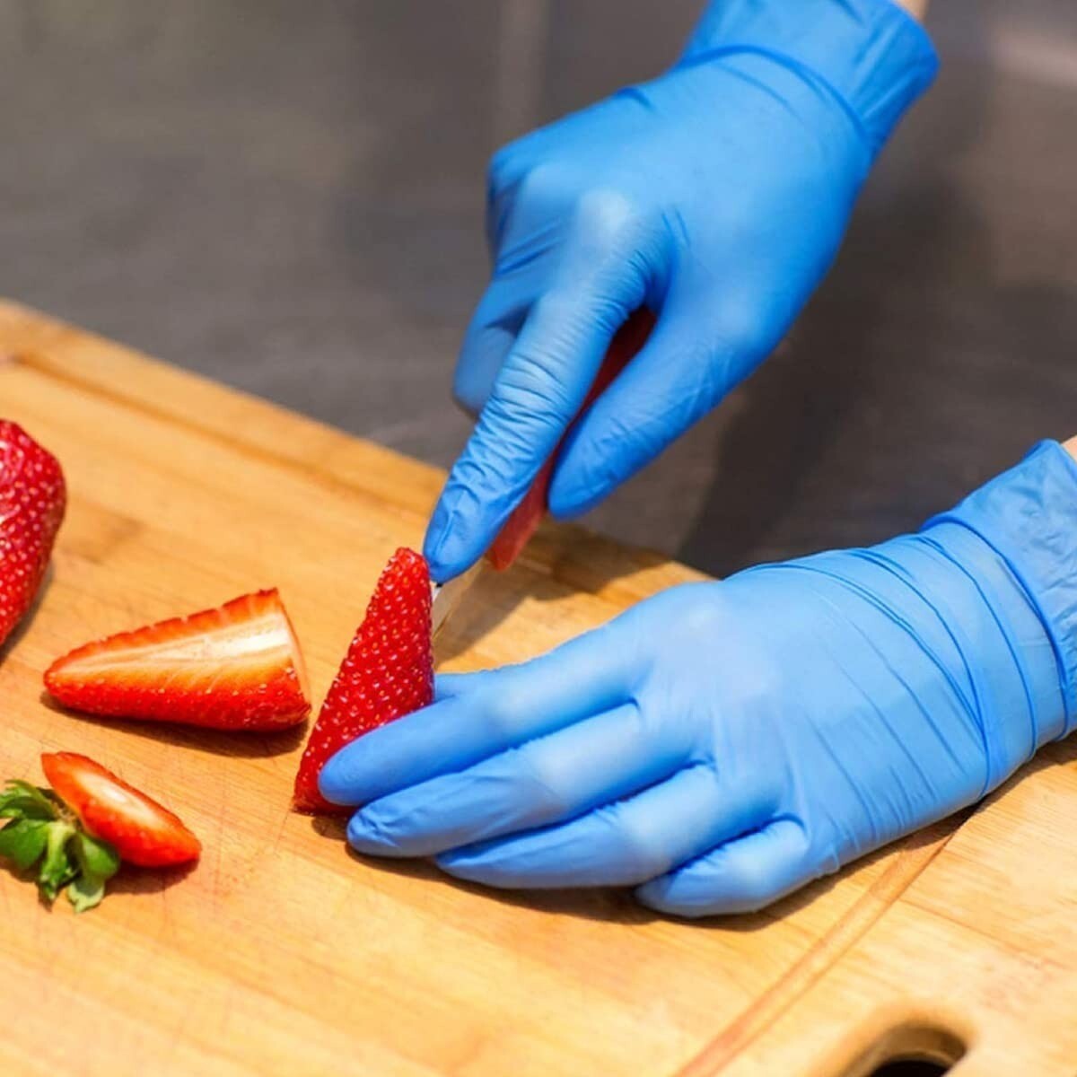 Disposable Blue PVC Gloves – Food Safe Latex & Powder Free All-Purpose Pack