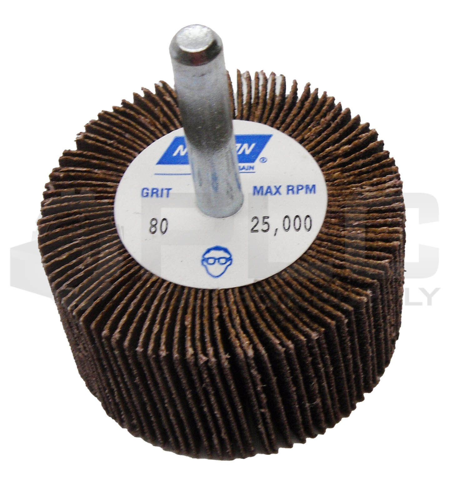 LOT OF 5 NEW NORTON GRIT 80 FLAP WHEELS 25,000RPM