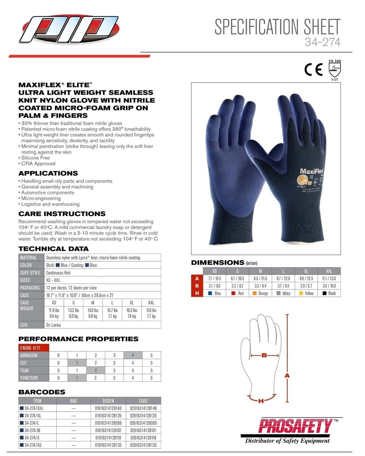 12- MaxiFlex THIN LIGHWEIGHT Nitrile Grip Palm Coated PROTECTIVE WORK GLOVES SML
