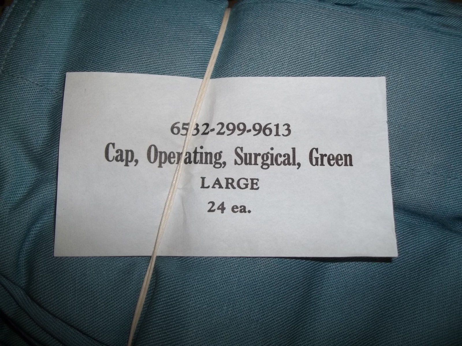 *1 Vietnam military 1986 medical cap operating surgical green LARGE