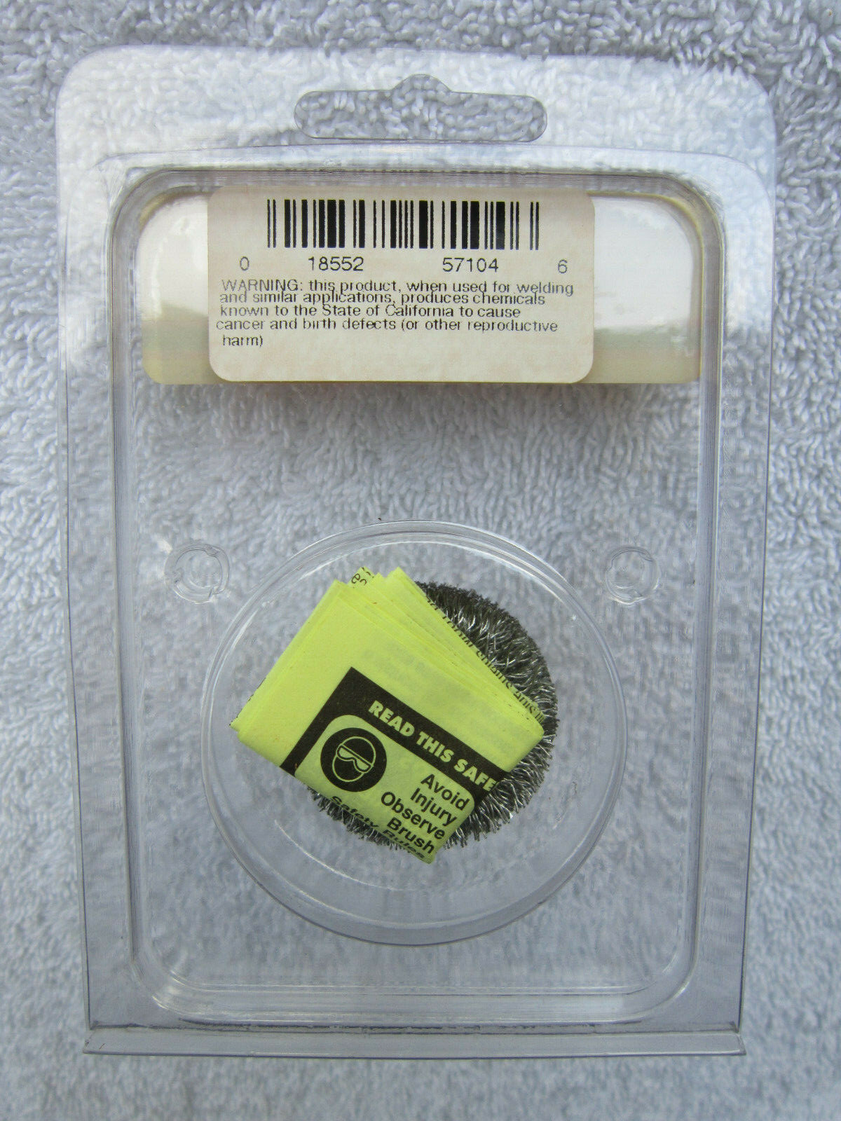 Marquette – Coarse Wire Wheel Brush [1.5″ Diameter – 1/4″ Shank] (Model M57104)