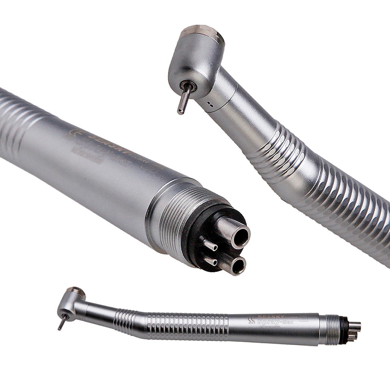 10 NSK Style Dental High Speed Handpiece Standard Head Single Spray Push Button